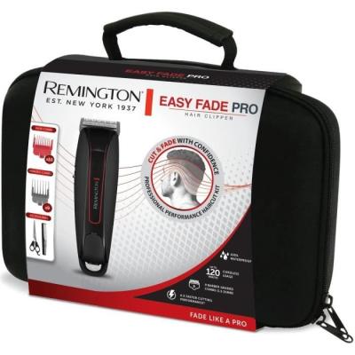 Tondeuse Cheveux REMINGTON HC550 Easy Fade Pro: Coupe sans fil, étanche et guides de coupe variés