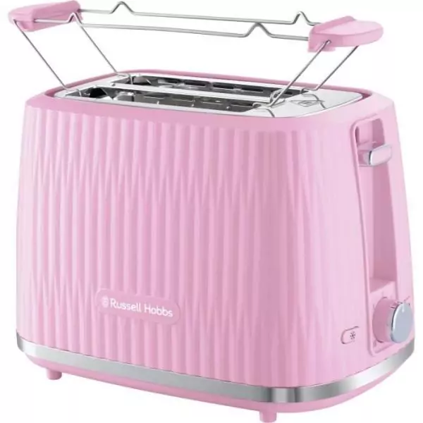 Grille-pain - RUSSELL HOBBS - EDEN - 800 W - 2 fentes - Rasberry