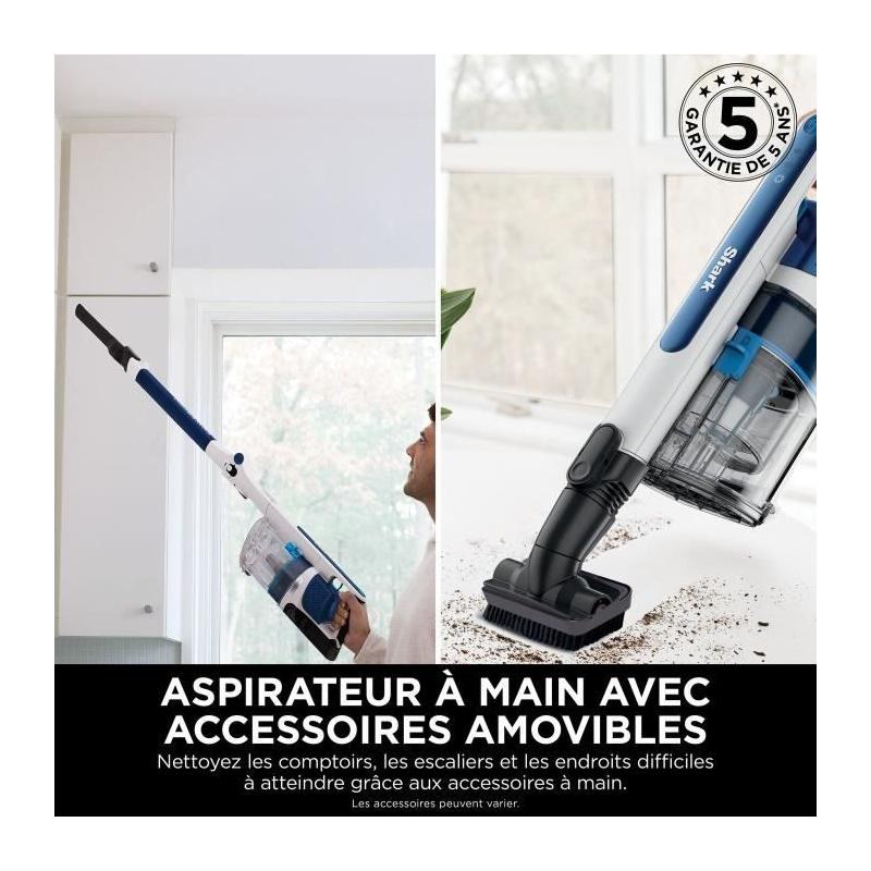Aspirateur Balai SHARK PowerPro IZ380EU: Puissant et Flexible