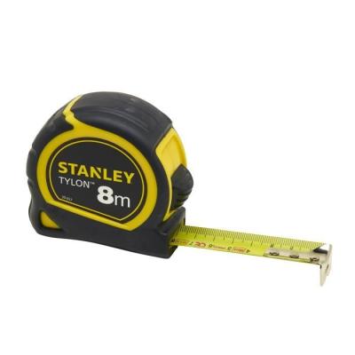 Mesure à ruban STANLEY - 8m x 25mm - Acier laqué - Crochet 2 rivets