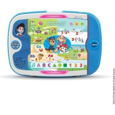 VTECH PAT PATROUILLE - TACTIPAD MISSIONS ÉDUCATIVES : Console Éducative (40x25x6 cm)