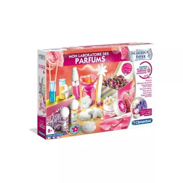 Kit création de parfums - CLEMENTONI - Mon laboratoire des parfums - Pour enfants a partir de 8 ans