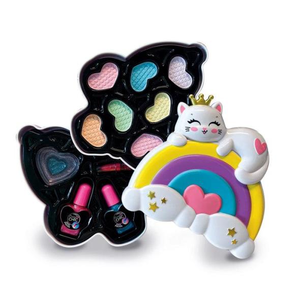 Clementoni Crazy Chic Palette de maquillage Arc-en-ciel - Lovely make up rainbow