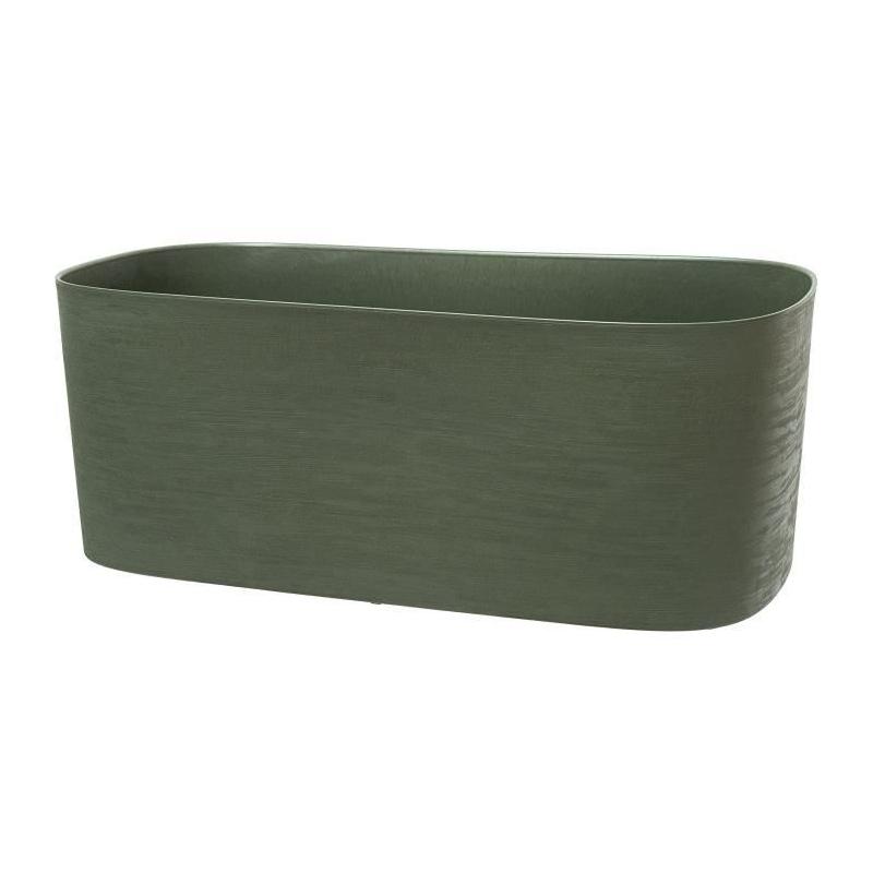 Jardiniere XL à réserve d'eau - Respect de l'environnement - Vert de gris