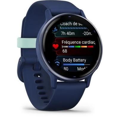 Montre GPS connectée GARMIN Vivoactive 5 - Bleu métalisé - Sportifs, restez connectés!