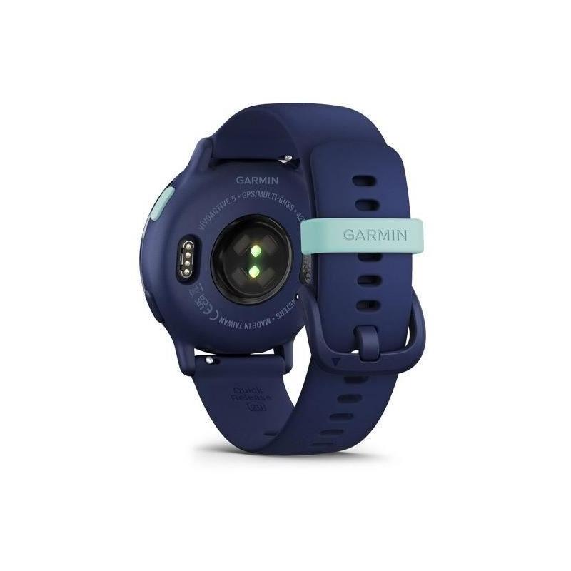 Montre GPS connectée GARMIN Vivoactive 5 - Bleu métalisé - Sportifs, restez connectés!