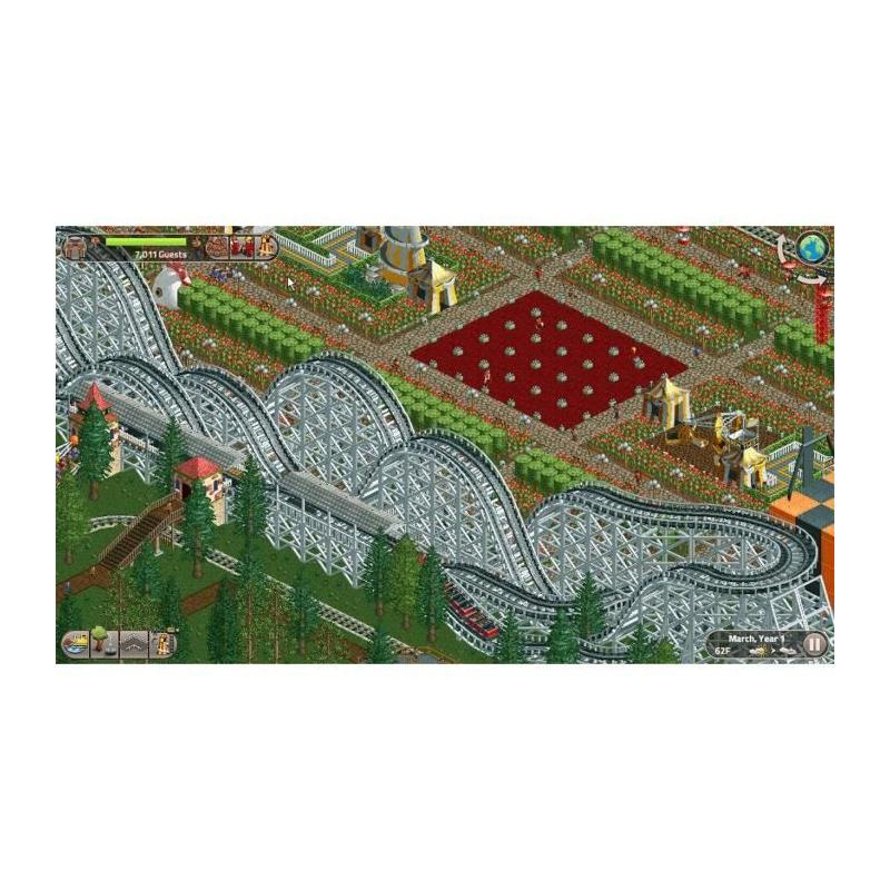 RollerCoaster Tycoon Classic - Jeu Nintendo Switch avec dimensions compactes