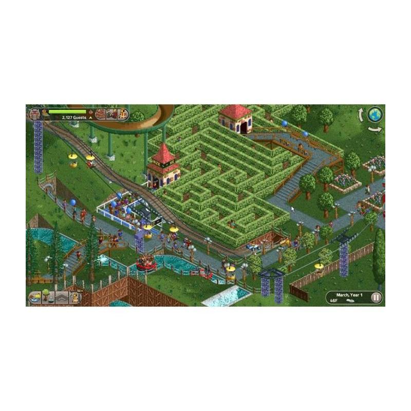 RollerCoaster Tycoon Classic - Jeu Nintendo Switch avec dimensions compactes