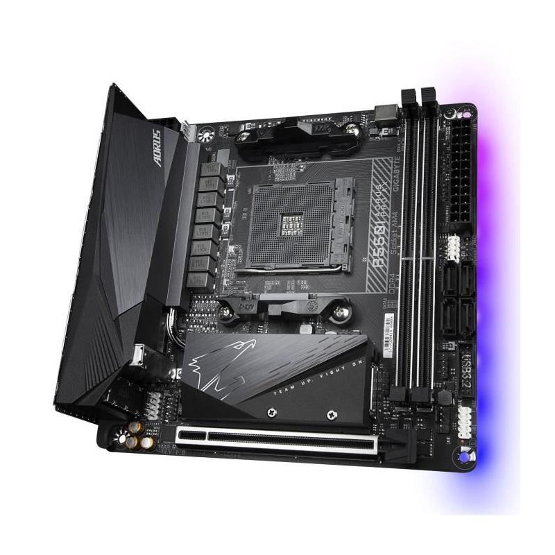 Carte mère Gigabyte B550I AORUS PRO AX - Compact et Performant