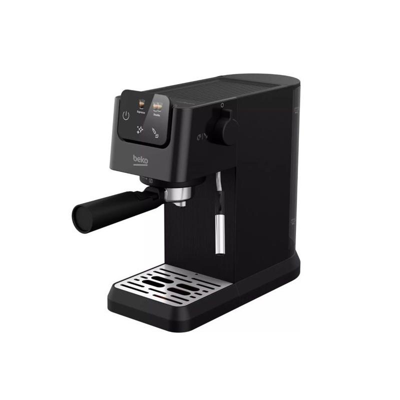 Machine expresso manuelle BEKO - Noir - Puissante et compacte - 1,1 L - 1628 W