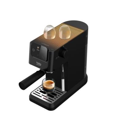 Machine expresso manuelle BEKO - Noir - Puissante et compacte - 1,1 L - 1628 W