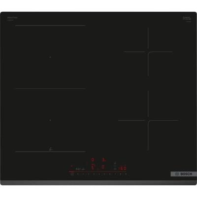Table induction 60cm Bosch SER6 - PVS63KHC1E Noir - 4 foyers - Home Connect
