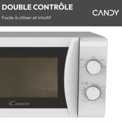 Four à micro-ondes Candy Idea 20L - 700W - Blanc Four à micro-ondes Candy Idea 20L - 700W - Blanc
