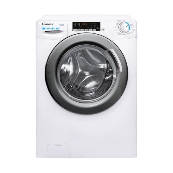 Lave-linge séchant CANDY CSWS496TWMRE/FR - 9 / 6 kg - Induction - 1400 trs/min - 15 prgms - Classe A - Blanc