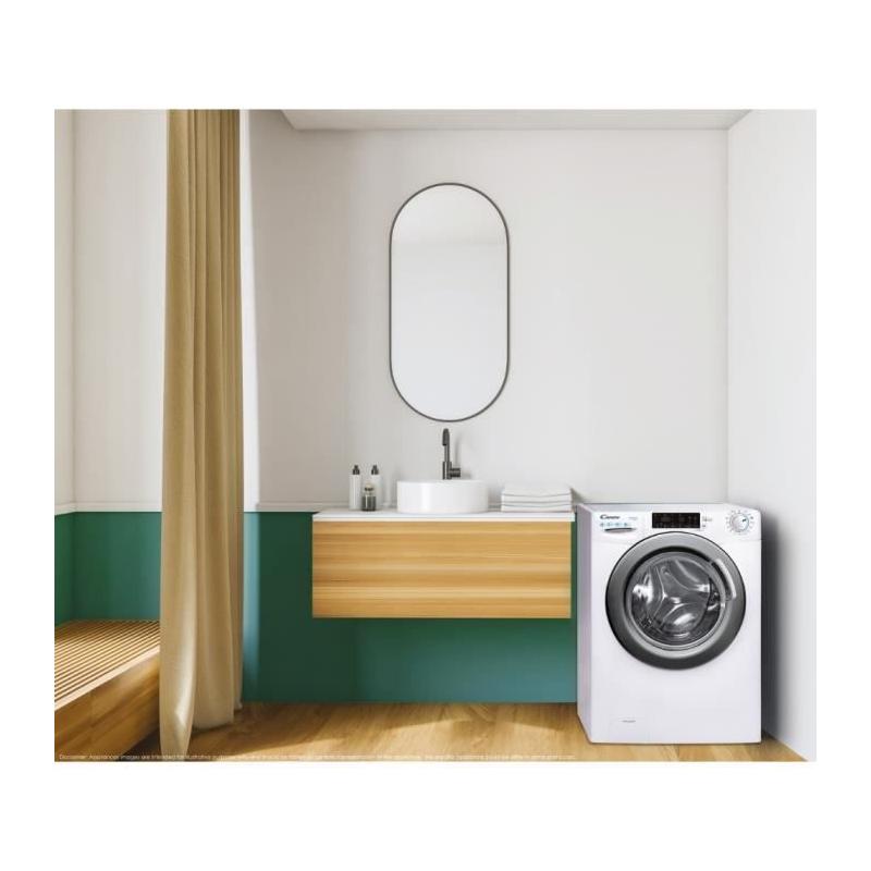 Lave-linge séchant CANDY CSWS496TWMRE/FR - Performant et compact