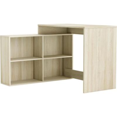Bureau d'angle contemporain chêne Shannon - L 112 cm - Made in France