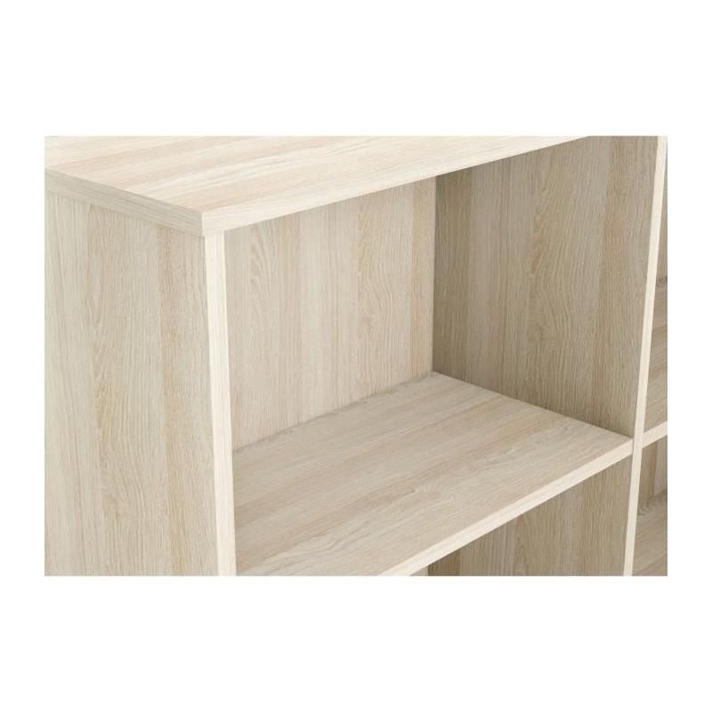 Bureau d'angle contemporain chêne Shannon - L 112 cm - Made in France