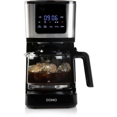 Cafetière filtre DOMO DO733K 900W - 4 à 10 tasses - Noir