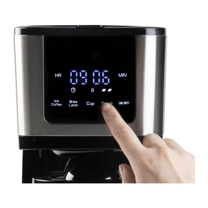 Cafetière filtre DOMO DO733K 900W - 4 à 10 tasses - Noir