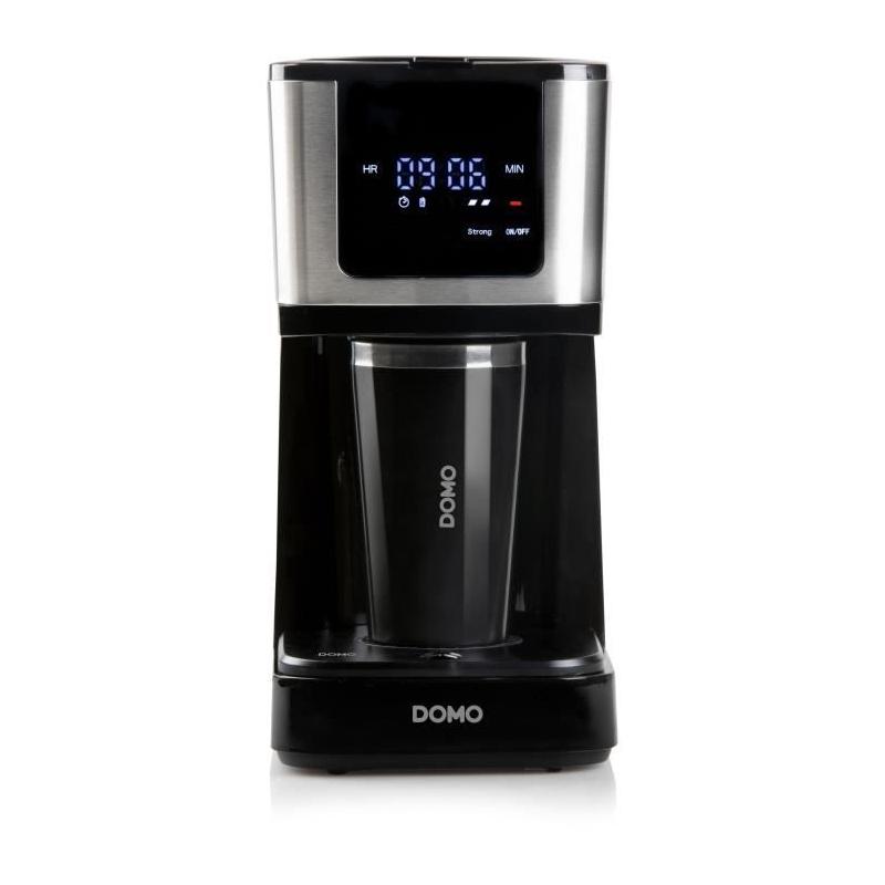 Cafetière filtre DOMO DO733K 900W - 4 à 10 tasses - Noir