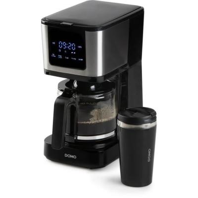Cafetière filtre DOMO DO733K 900W - 4 à 10 tasses - Noir
