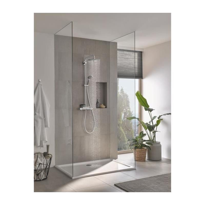 Colonne de douche GROHE Vitalio Joy 260, mitigeur thermostatique chromé