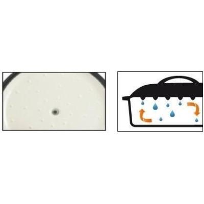 Cocotte fonte massive GSW GREY SHADOW 33 x 25 cm Ovale Induction Gris