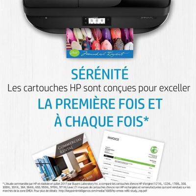 Cartouche d'encre jaune HP 913A authentique - Pour HP PageWide 377/452/477