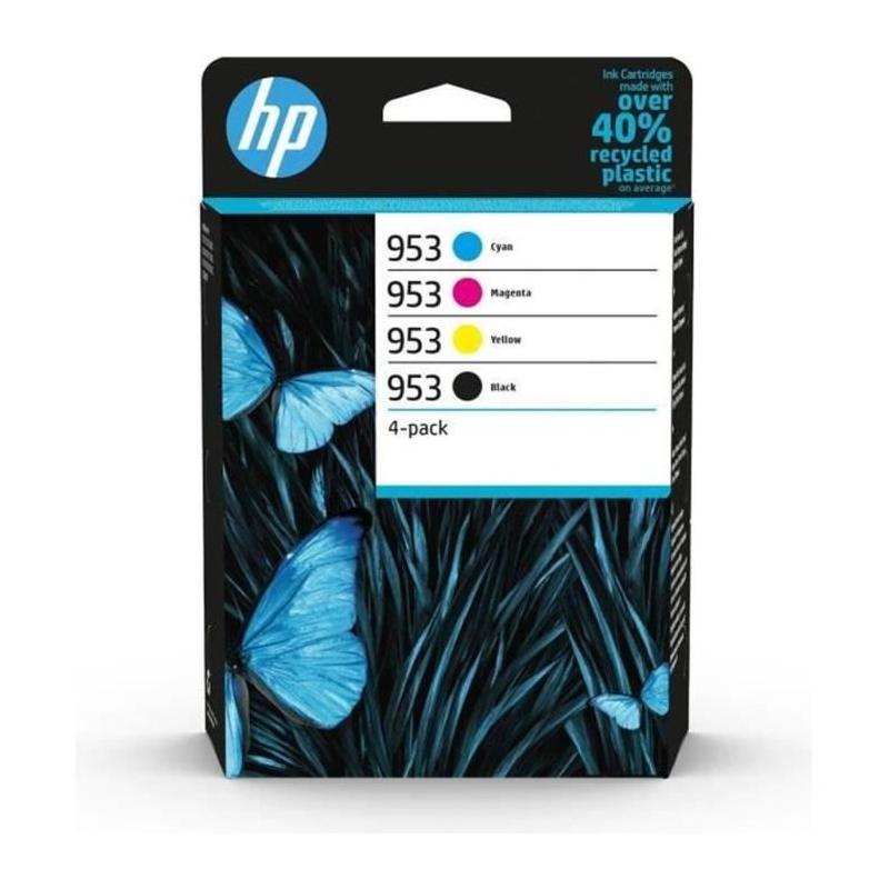 Pack de 4 cartouches d'encre authentiques HP 953 pour OfficeJet Pro