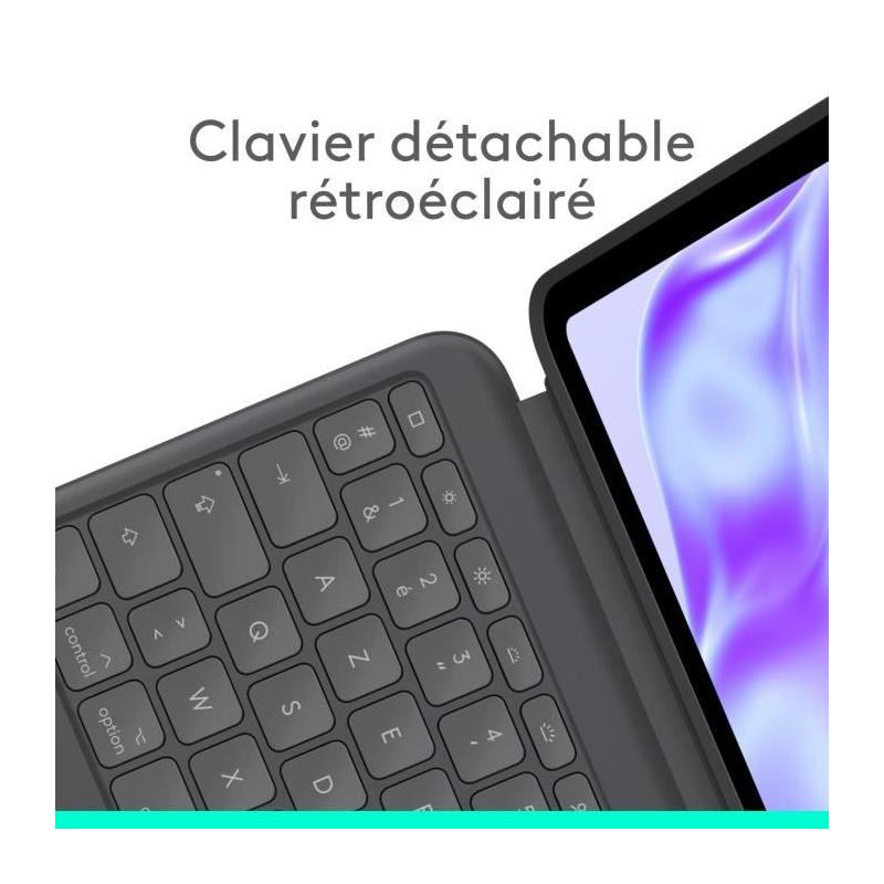 Accessoires Tablette Logitech Étui clavier Combo Touch pour iPad Pro 13 pouces