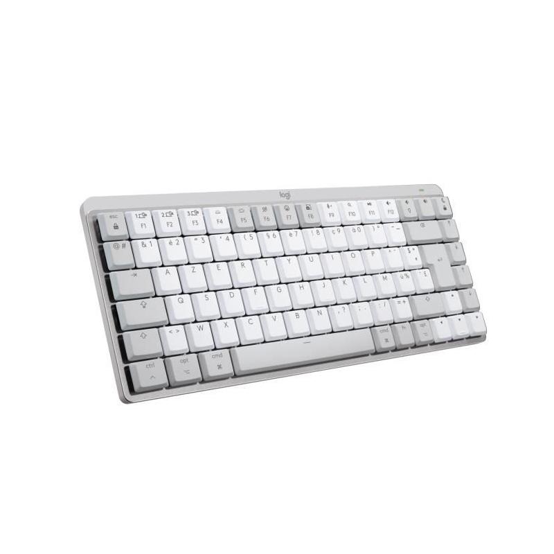 Clavier Logitech MX Mini Mac Sans Fil - Gris Pale