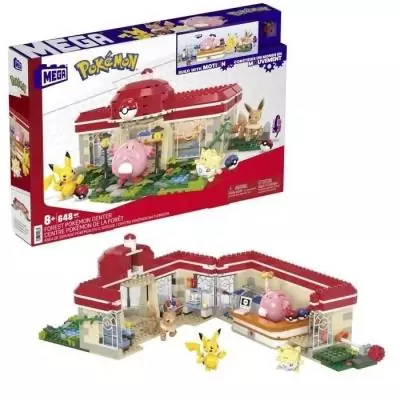 Construis ton propre univers Pokémon avec ce jeu de construction MEGA Pokémon-Centre - 648 pcs
