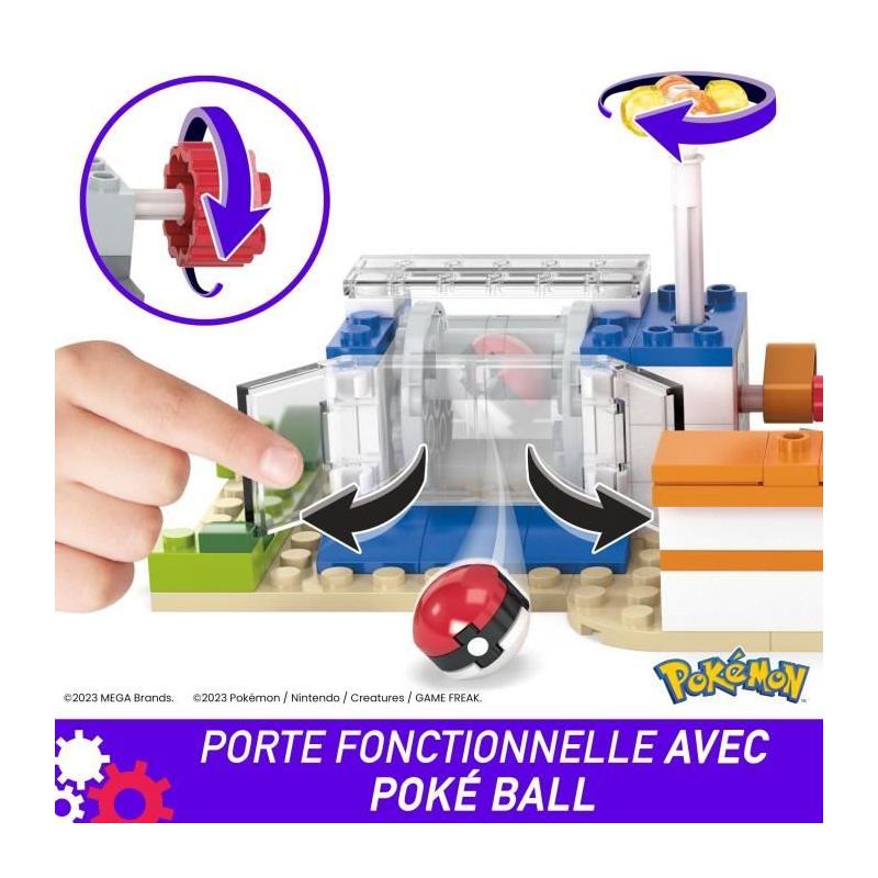 Construis ton propre univers Pokémon avec ce jeu de construction MEGA Pokémon-Centre - 648 pcs