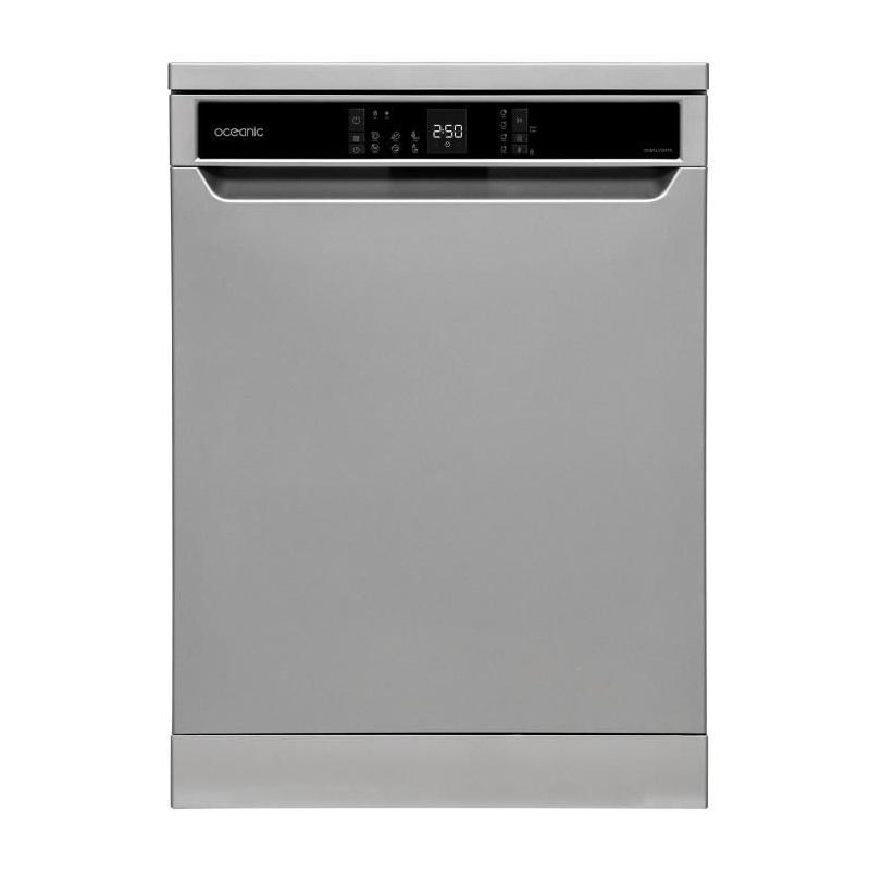 Lave-vaisselle OCEANIC OCEALV1247S - 12 couverts - 47 dB silver