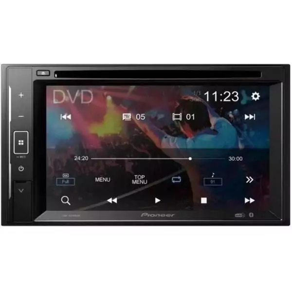 Autoradio multimédia - PIONEER - Ecran 6,2- 2DIN - DVD - DAB - USB - Entrée caméra de recul