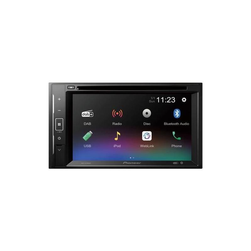 Autoradio Pioneer AVH-A240DABDAB - Lecteur DVD - USB - 2 DIN - 6,2 - DAB+ - Bluetooth