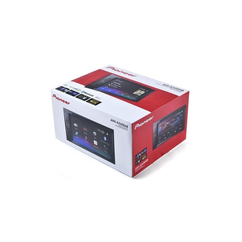 Autoradio Pioneer AVH-A240DABDAB - Lecteur DVD - USB - 2 DIN - 6,2 - DAB+ - Bluetooth