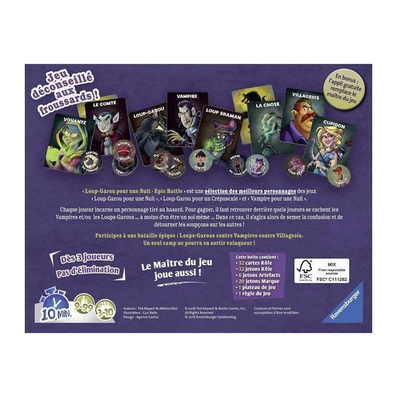 Un loup-garou pour une nuit : jeu d'ambiance épique !
