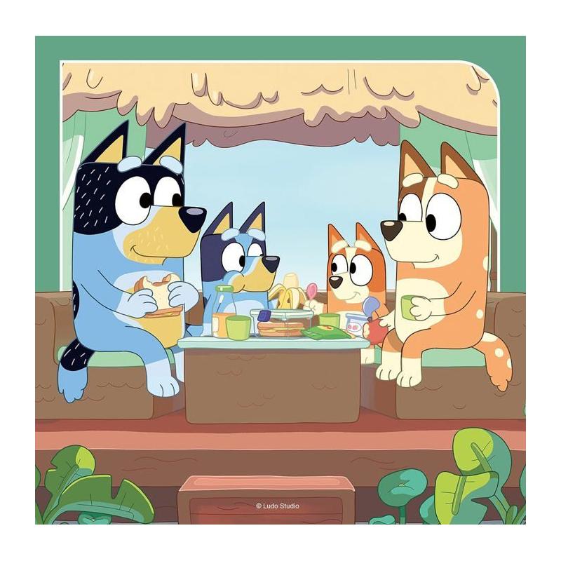 Puzzle 3x49 pièces Les aventures de Bluey - Ludique et éducatif