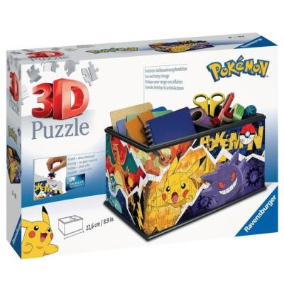 Boîte de rangement Pokémon Puzzle 3D - Ravensburger - 216 pièces - A partir de 8 ans