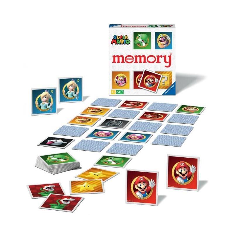 Jeu Educatif Memory Super Mario - Pour Enfants dès 3 ans