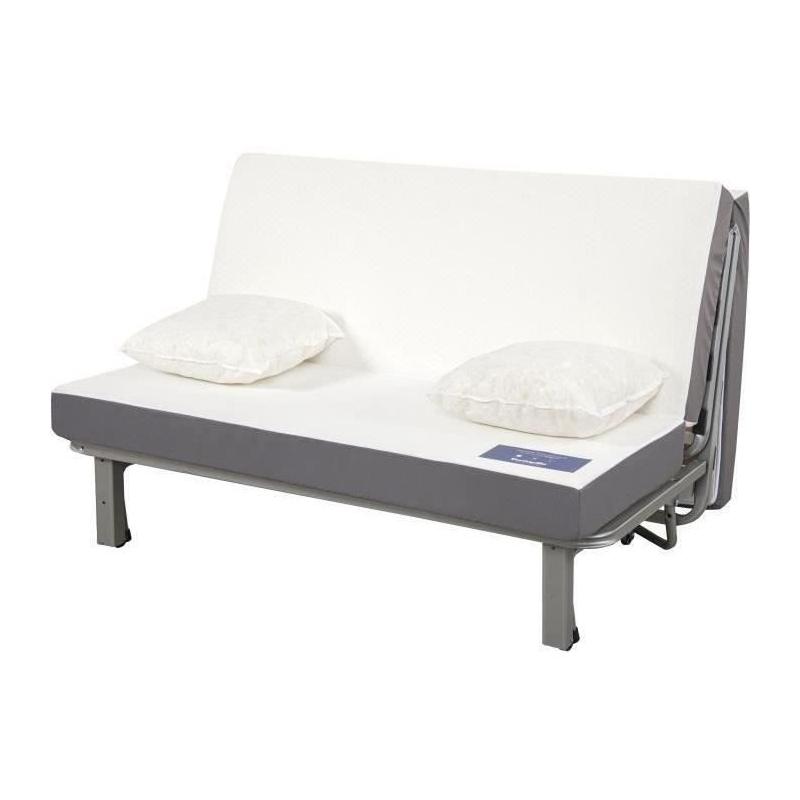 Banquette BZ 2 places Noir - Confortable et pratique