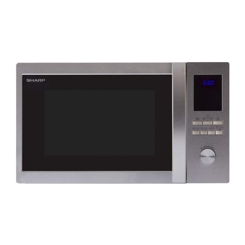 Micro-ondes grill Inox 32 L - 1000 W - Pose libre