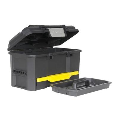 Boîte à outils Touch Latch en plastique STANLEY - Pratique et robuste