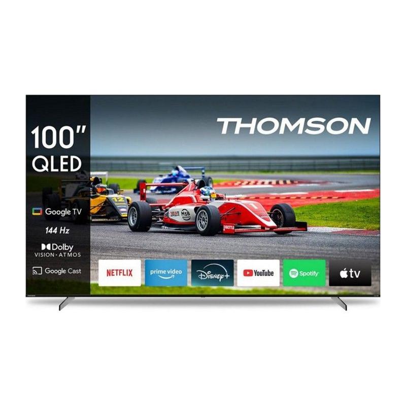 TV QLED Thomson Pro 100QG7S14 253 cm 4K UHD 2024 - Haute qualité d'image et design élégant