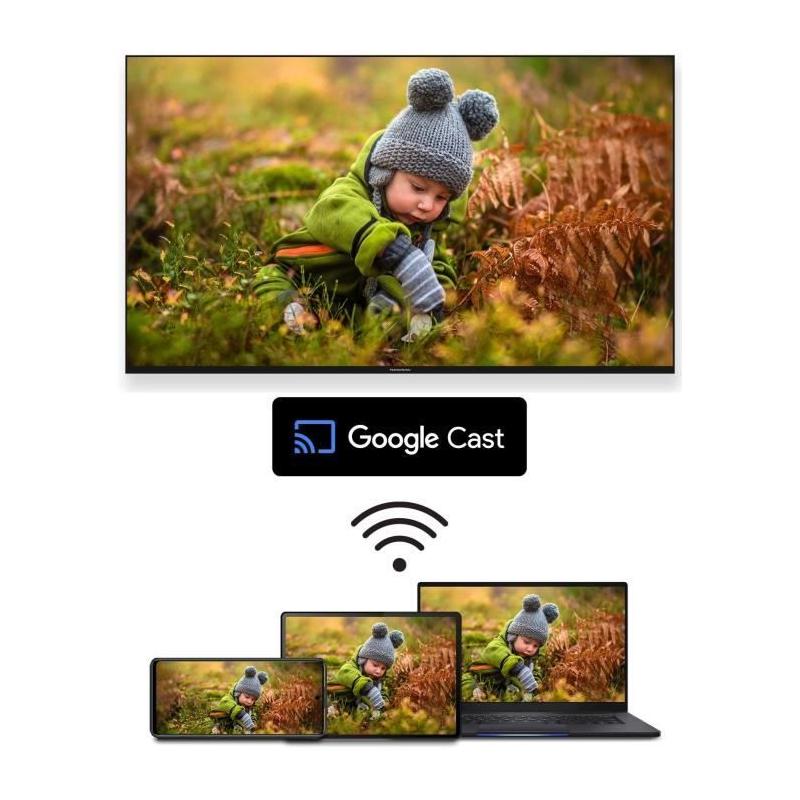 TV QLED Thomson Pro 100QG7S14 253 cm 4K UHD 2024 - Haute qualité d'image et design élégant