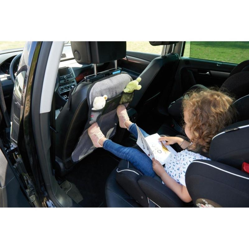 Protection de Siège Voiture TINEO - Filet de Rangement Universel - 61x45cm