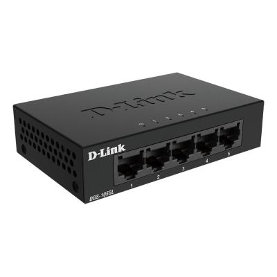 D-Link DGS-105GL E commutateur réseau Non-géré Gigabit Ethernet (10 100 1000) Noir