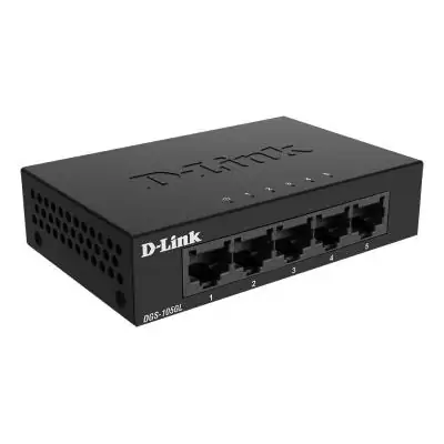 D-Link DGS-105GL E commutateur réseau Non-géré Gigabit Ethernet (10 100 1000) Noir