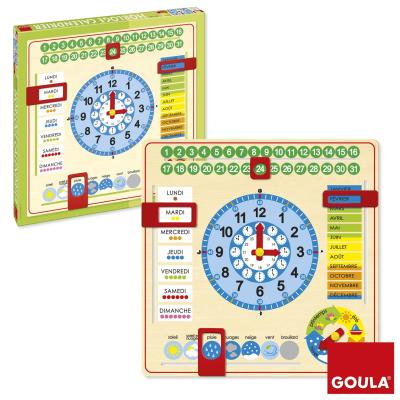 Goula Calendar Clock Big Size (Fr)